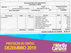 59ª PRESTAÇÃO DE CONTAS: DEZEMBRO/2019